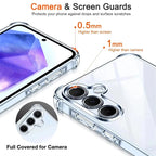 Shockproof Case For Samsung Galaxy A55 A54 5G A15 A35 A25 A34 A14 A24 A33 A53 A13 A32 A73 A52 A12 A16 A56 A36 A26 Phone Cover