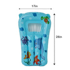 Inflatable Pool Floating Seat Swimming Ring Water Hammock Swimming Circle Pool  Water Play Tube Equipment.with 1 Manual Air Pump