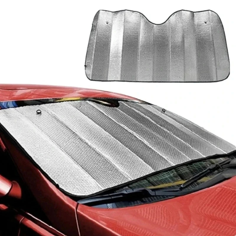 Car Front Window Sunshade UV Protection Shade Sun Protector Windshield Visor Cover Auto Curtain Sunshade Accessories