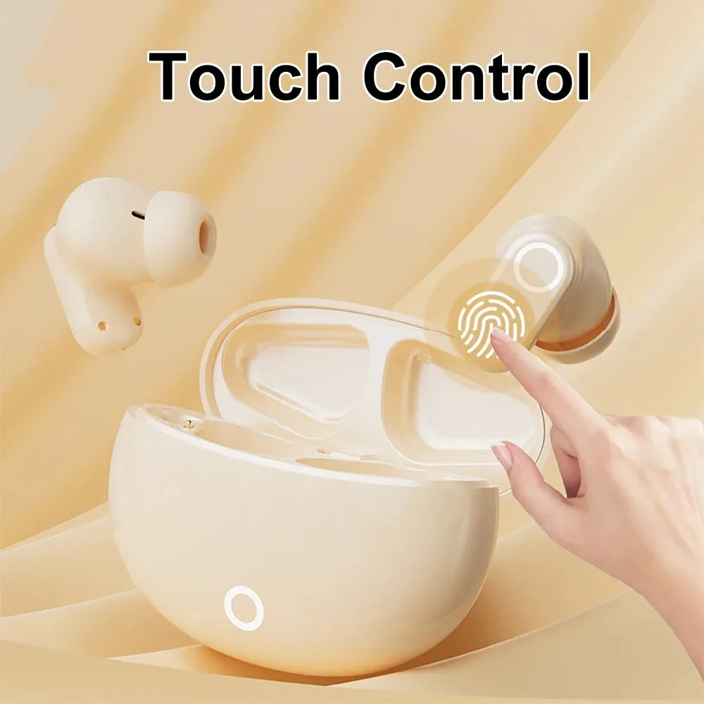 Bluetooth 5.4 Earphones Mini Earbuds TWS Wireless Headphones Touch Control Sport Noise Cancelling Gaming Headsets for Xiaomi