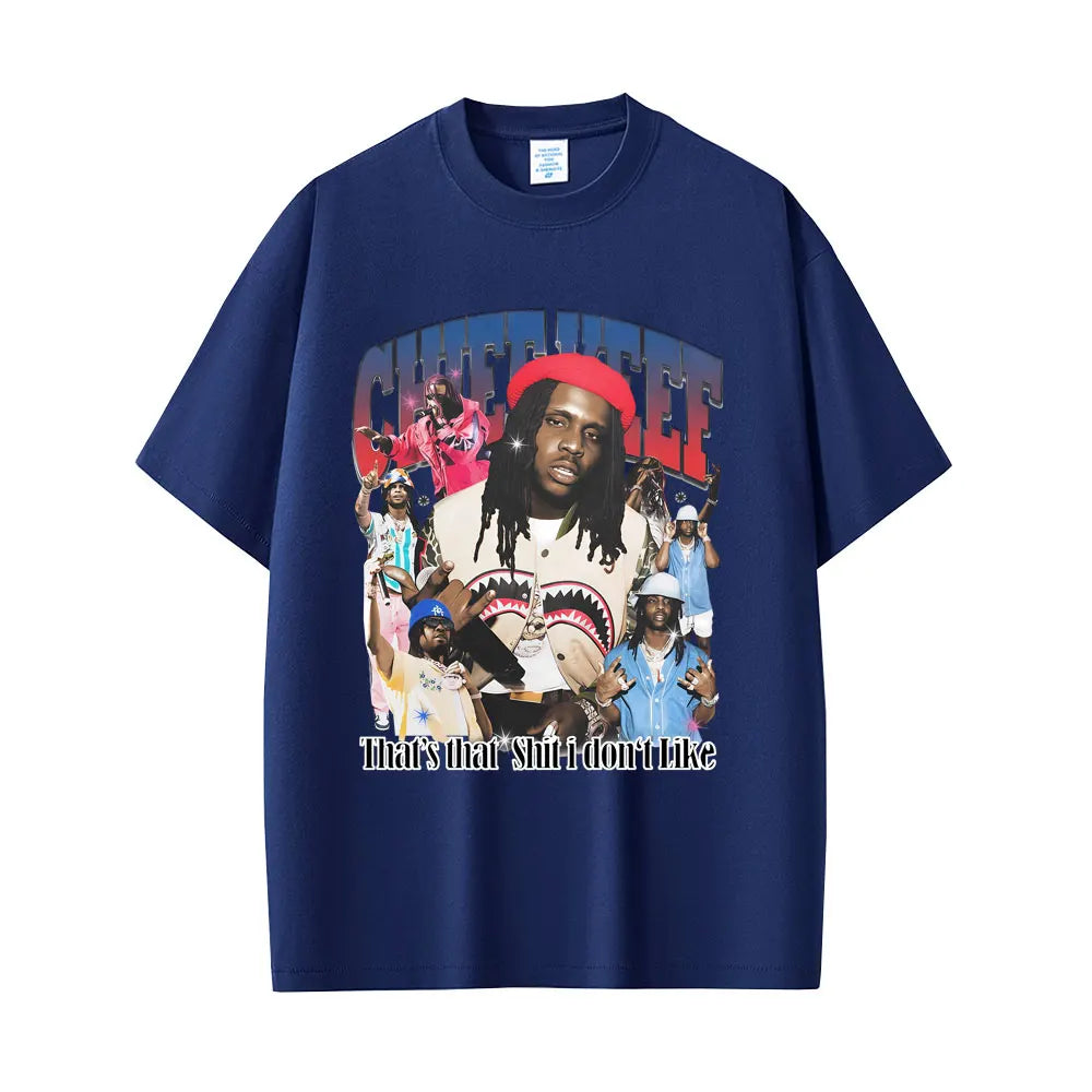 Rapper Chief Keef That's That Shit I Don't Like Graphic T-shirts Men Women Hip Hop Vintage T Shirts Male Casual Cotton Tee Shirt