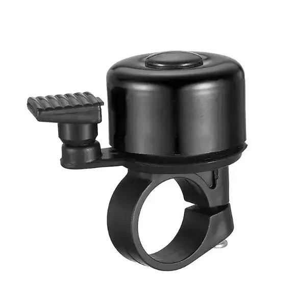 Red Aluminum Double Bicycle Bell - Loud Clear Sound for 22/31.8mm Handlebars MTB & City Bike Safety Accessory