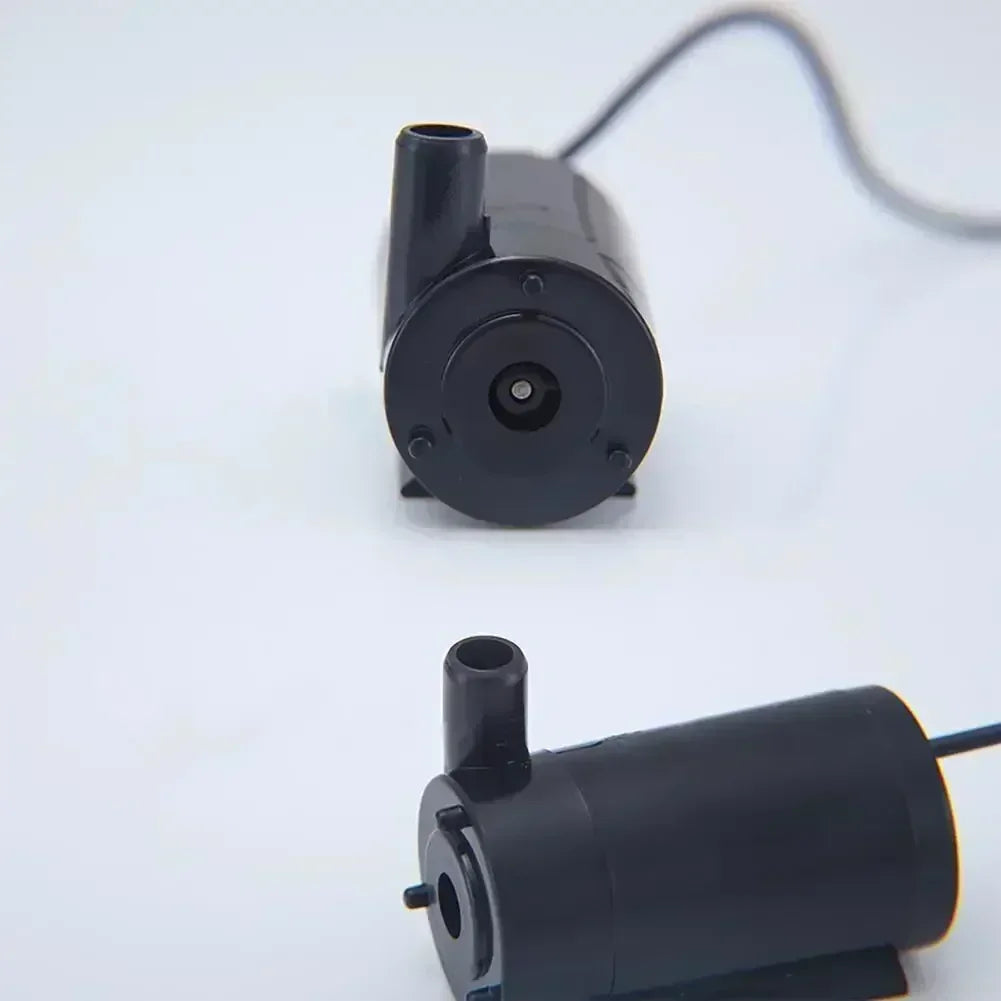 Silent 5V Submersible Pump USB  Cable DC Low Voltage Motor Pump Portable Hydroponics Fish Tank Circulating Water Crafts Fountain