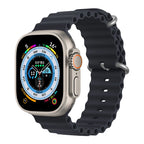 Ocean Strap for Apple Watch Ultra 2 Band 49mm 44mm 40mm 45mm 41mm 42mm 46mm 38mm Silicone Bracelet iWatch Series 10 9 SE 8 7 6 5