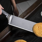 With Blade Grill Spatula Square/rectangle Head Griddle Spatula Pancake Scraper Anti-scald Handle Steak Spatula Burger