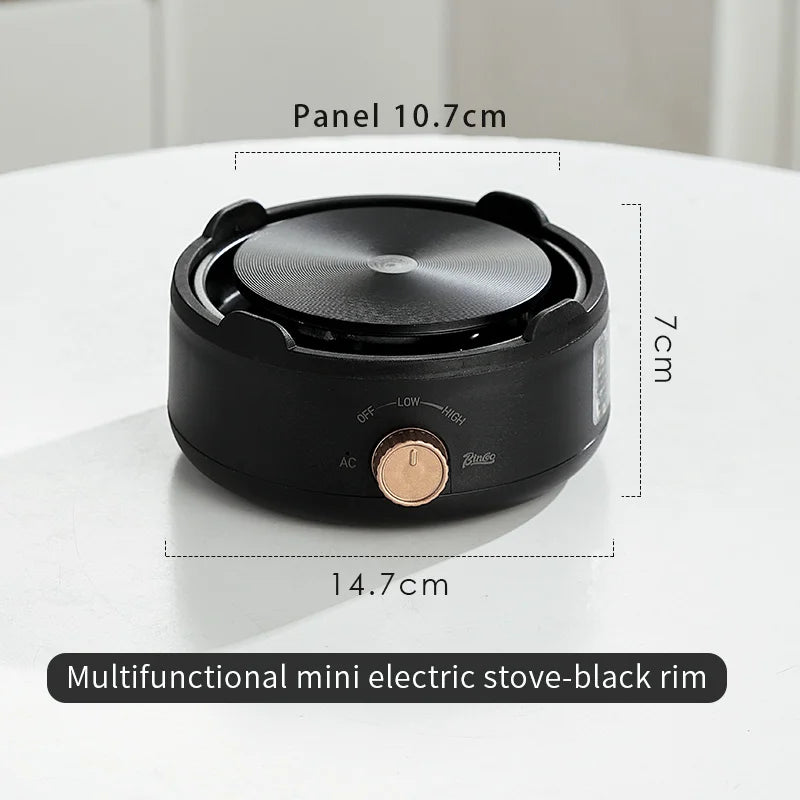 BINCOO Electric Mini Coffee Heater Base Milk Tea Mocha Heating Stove Plate Multifunctional Cooking Pot Oven Furnace Cooker 220V