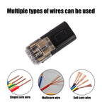 2 Pin Way Plug Wire Cable Snap Connectors Waterproof Electric Wire Double-Wire Plug-In Connector Locking Buckles Cable Clamps