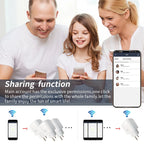 TUYA Smart Plug WiFi Socket EU 20A Power Monitor Timing Function Voice Control Work With Alexa Google Home Smart Life