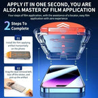 1-3Pc Oleophobic Coating Dust Free Easy Installation Glass Screen Protector for IPhone 16 15 14 13 12 11 Pro Max Plus Mini XS XR