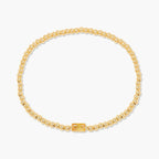 Miranda Unique Birthstone Bracelet 18K Gold Plated Stainless Steel Hypoallergenic Stretch Braceletable Jewelry Gift For Mom