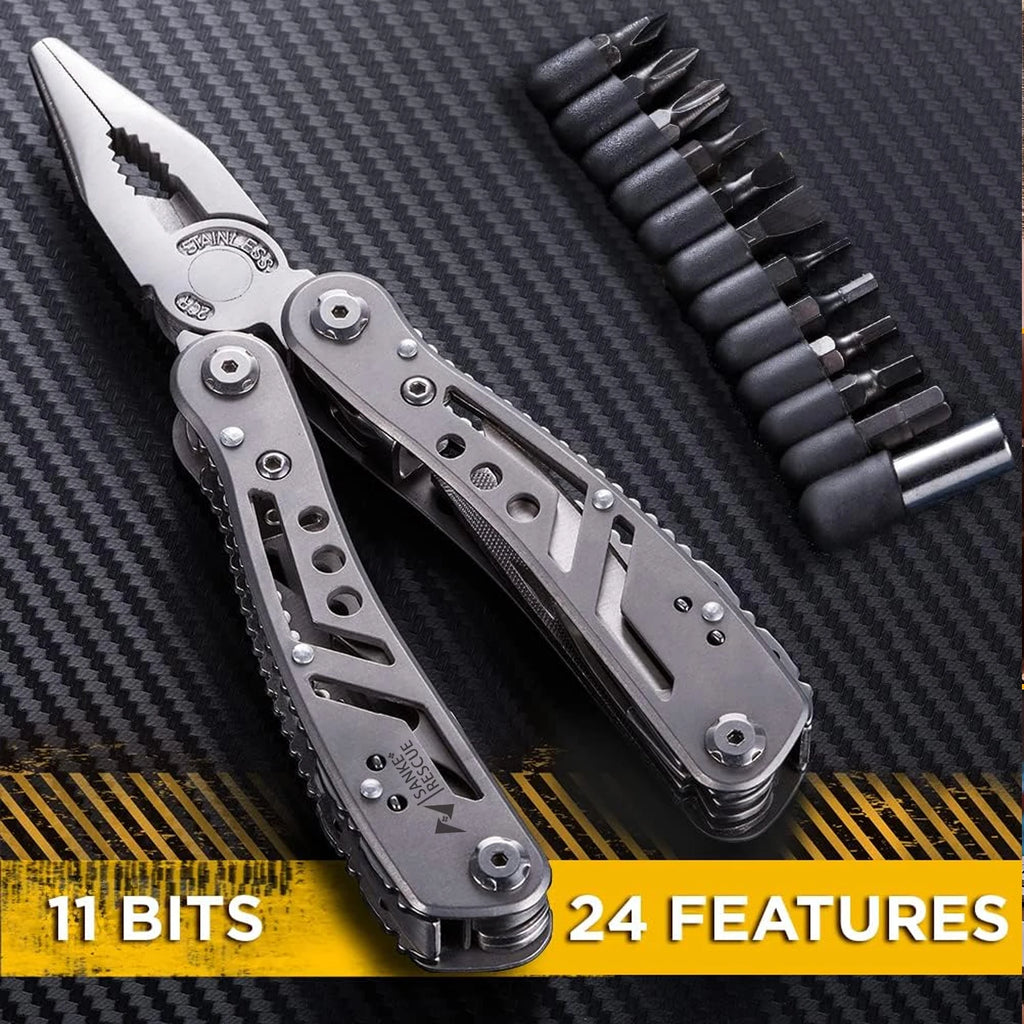 Multifunctional Pliers Multitool Claw Hammer Stainless Steel Tool With Nylon Sheath For Outdoor Survival Camping Hunting Hiking
