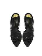 2025 new black slim heeled sandals with a feminine feel, pointed cross straps, high heels, open toed slippers