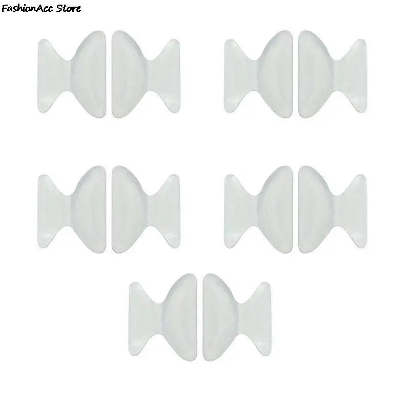 5Pairs Glasses Nose Pads Adhesive Silicone Nose Pads Non-slip  Clear, Black Thin Nosepads For Glasses Eyeglasses Sunglasses