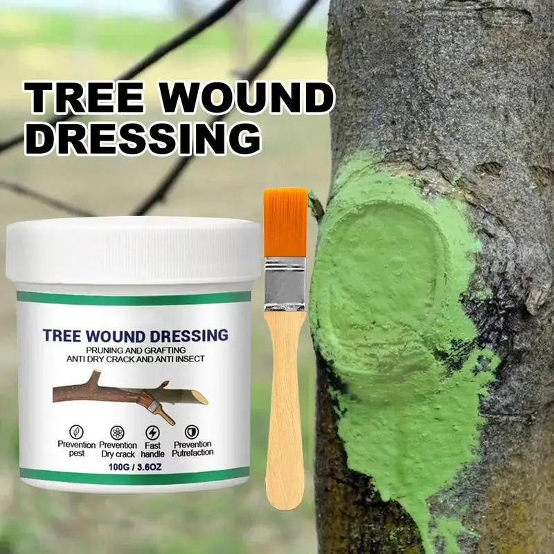 100g Tree Wound Sealer Garden Tree Pruning Healing Paste Multifunctional Tree Wound Pruning Sealer Bonsai Gardening Sealer