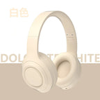 Over Ear HIFI Stereo Headsets Wireless Bluetooth5.3 Headphones Sports Gaming Earphones with HD Mic Support AUX noise reduction