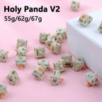 Holy Panda V2 Tactile Switch 55g 62g 67g POM Switche Mechanical Keyboard Custom DIY 3Pins Switches Hot-Swap GKM67 TM680 Anne Pro