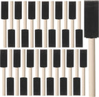 10Pcs Sponge Brush Wooden Handle Watercolor Oil Stain Art Craft Painting Drawing for kids