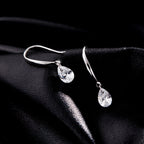 OEVAS 6*9mm Pear Cut Zircon Earrings For Women 100% S925 Sterling Silver Lab Diamond Sparkling Wedding Fine Jewelry wholesale