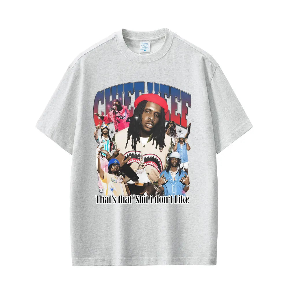 Rapper Chief Keef That's That Shit I Don't Like Graphic T-shirts Men Women Hip Hop Vintage T Shirts Male Casual Cotton Tee Shirt