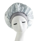 Satin Wide-brimmed Nightcap Styling Silk Headband for Sleeping Nightcap with Elasticated Floppy Band Cap Hair Shower Cap