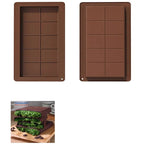 1Pcs DIY Handmade Chocolate Mold Silicone Mold Dubai Chocolate Silicone Mold Baking Supplies Candy Making Tools 10 Squares Choco