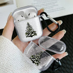 Christmas Tree Polka Dot Pattern Headphone Cover for Airpods 1or2 3 4 Earphone Case for Airpods Pro 2 and Pro Shockproof Cover