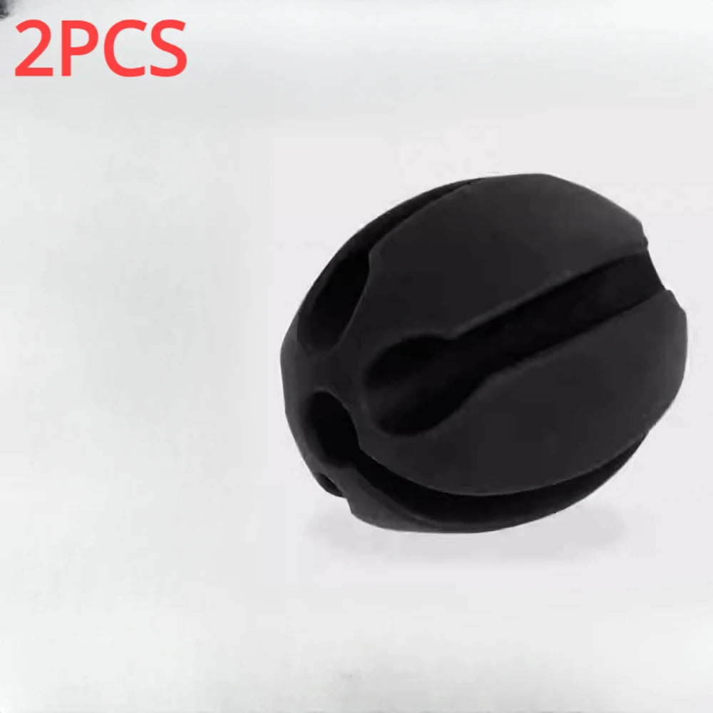 Non-Slip Silicone Rod Ball Retaining Clip Rod Holder Protector-Secure Rod Fixation Clip-Elastic Durable Anti-Drop Fishing Gear