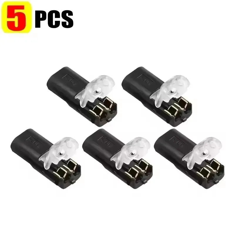 2 Pin Way Plug Wire Cable Snap Connectors Waterproof Electric Wire Double-Wire Plug-In Connector Locking Buckles Cable Clamps