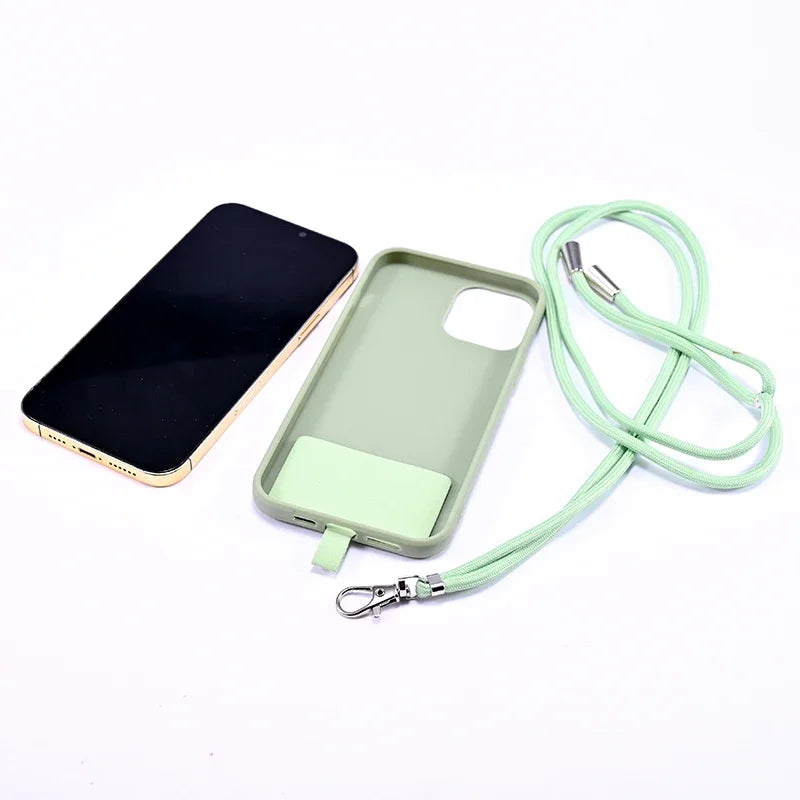 Phone Lanyard Adjustable Detachable Cord Lanyard Strap For Mobile Phone Chain Accessories Cell Phone Rope Neck Straps Universal