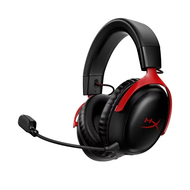 New ,HyperX Cloud III 3 Gaming Headset DTS Spatial Audio Signature Memory Foam Premium Leatherette 3.5mm USB Noise-Cancelling