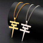 Tokio Hotel Merch Necklace Stainless Steel Band Symbol Pendant Alternative Rock Fan Collar Accessory