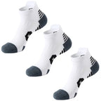 3Pair Professional Fitness Sports Socks Towel Bottom Non-Slip Running Socks Men Women Short Quick-Drying Basketball Training Sox