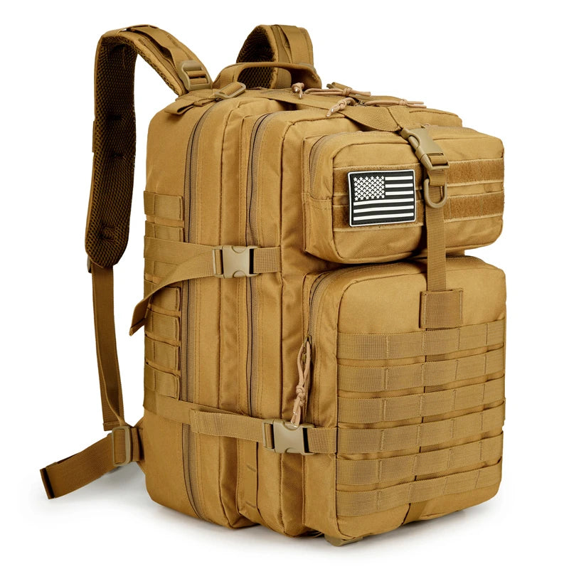 Hiking Backpack-Adjustable Shoulder Straps, Zipper Closure, Travel and Sports Backpack for Camping,Hiking,Cycling,Outdoor Sports