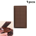 1Pcs DIY Handmade Chocolate Mold Silicone Mold Dubai Chocolate Silicone Mold Baking Supplies Candy Making Tools 10 Squares Choco
