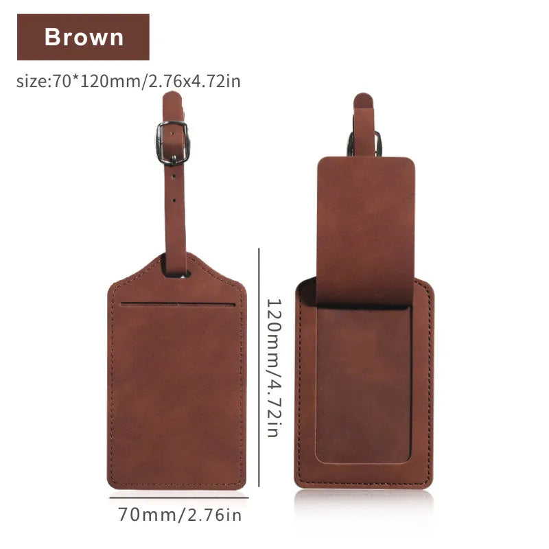 Anti-theft RFID Protection PU Leather Passport Holder Multifunctional Document Travel Wallet with Luggage Tag and Boarding Pass