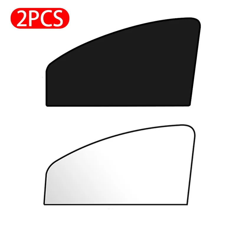 SEAMETAL 2Pcs Car Side Window Sun Shade Curtain Summer Sun Protection Sunshade Cover UV Reflective Magnetic Car Privacy Curtains