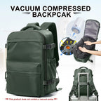 Ryanair Backpack Travel Cabin Airplane 40x20x25, Air Vacuum compression Backpack, Women Men Backpack Business Laptop Bag Handbag